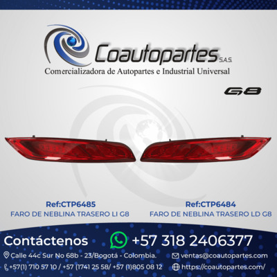 FARO DE NEBLINA TRASERO LD/LI G8