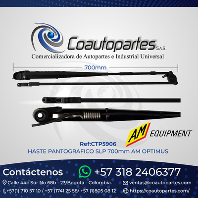 HASTE PANTOGRAFICO SLP 700mm AM OPTIMUS