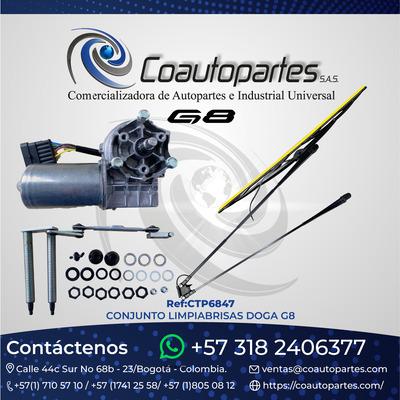 CONJUNTO MECANISMO LIMPIABRISAS G8 11288133