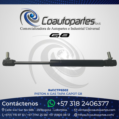 PISTON A GAS TAPA CAPOT G8 11666632