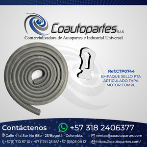 EMPAQUE SELLO PTA ARTICULADO TAPA MOTOR COMPL. ES-0258-1 98130451 98130452