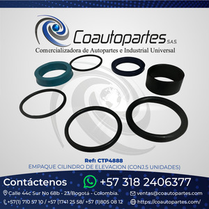 EMPAQUE CILINDRO DE ELEVACION (CONJ.5 UNIDADES) 7220015187-ORT-ORT