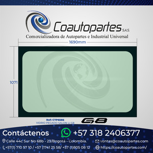 VIDRIO PEGADO SALON LI G8