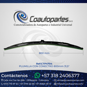PLUMILLA CON CONECTRO 800mm 31,5" 29603