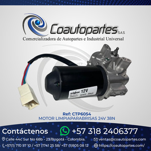 MOTOR LIMPIAPARABRISAS 24V 38N