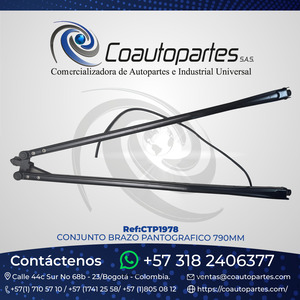 CONJUNTO BRAZO PANTOGRAFICO 790MM BLT 31599