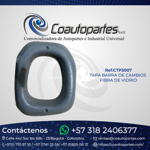 TAPA BARRA DE CAMBIO EN FIBRA DE VIDRIO