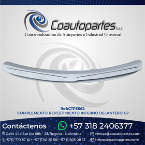 COMPLEMENTO REVESTIMIENTO INTERNO DELANTERO G7 10653661