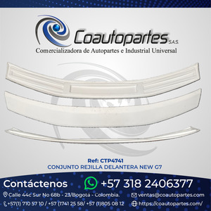 CONJUNTO REJILLA DELANTERA NEW G7 11374874