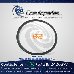 ANEL ORING 60,49 X 55,25 X 2,62