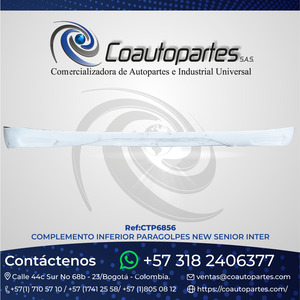 COMPLEMENTO INFERIOR PARAGOLPES NEW SENIOR INTER 11706811