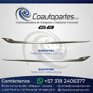 TIARA SUP. CURVA IZQ G8 11312400