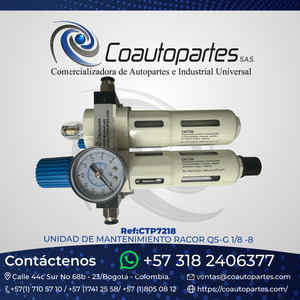 UNIDAD DE MANTENIMIENTO RACOR QS-G 1/8 -8 (SOLTECMO)
