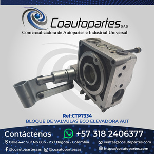 BLOQUE DE VALVULAS ECO ELEVADOR AUT G0524-ORT-OR