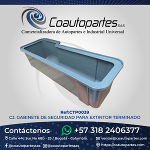 CJ. GABINETE DE SEGURIDAD PARA EXTINTOR TERMINADO