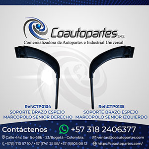 SOPORTE BRAZO ESPEJO MARCOPOLO SENIOR DERECHO /IZQUIERDO