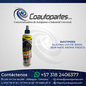 SILICONA UV3 DE 300ML SEMI MATE AROMA FRESCO