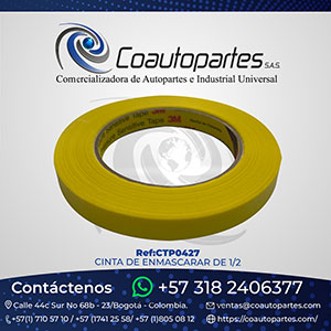 CINTA DE ENMASCARAR DE 1/2
