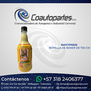 BOTELLA DE BOXER DE 750 CM