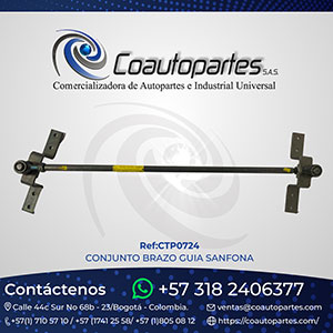 CONJUNTO BRAZO GUIA SANFONA FUELLE