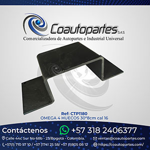 OMEGA 4 HUECOS 30*8cm cal 16