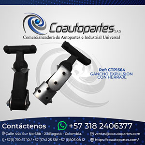 GANCHO EXPULSION CON HERRAJE