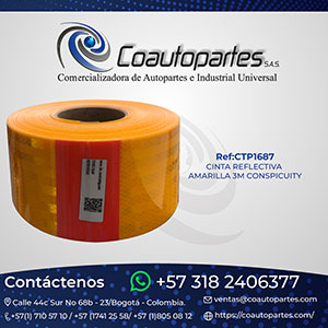 CINTA REFLECTIVA AMARILLA 3M CONSPICUITY