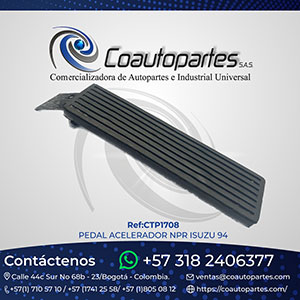 PEDAL ACELERADOR NPR ISUZU 94