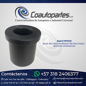 BUJE RECIBIDOR BRAZO RETRACTABLE BASTON OPERADOR