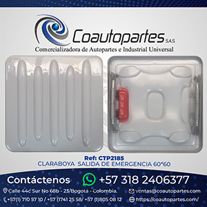 CLARABOYA SALIDA DE EMERGENCIA 60*60