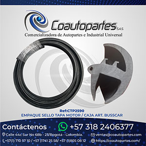 EMPAQUE SELLO TAPA MOTOR / CAJA ART. BUSSCAR