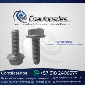 TORNILLO TRILOBULAR M8 * 25 mm 99010268