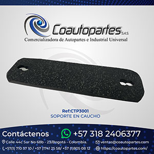 SOPORTE EN CAUCHO