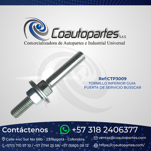 TORNILLO INFERIOR GUIA PUERTA DE SERVICIO BUSSCAR ( ESPARRAGO)