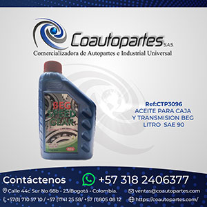 ACEITE PARA CAJA Y TRANSMISION BEG LITRO SAE 90