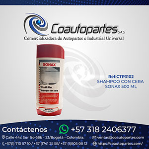 SHAMPOO CON CERA SONAX 500 ML