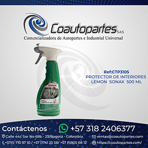 PROTECTOR DE INTERIORES LEMON SONAX 500 ML