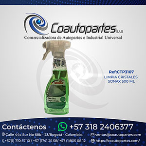 LIMPIA CRISTALES SONAX 500 ML