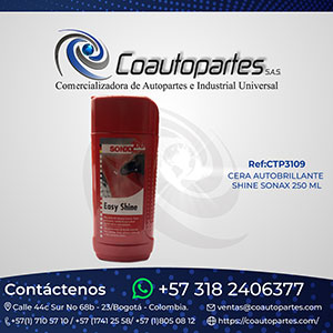 CERA AUTOBRILLANTE SHINE SONAX 250 ML