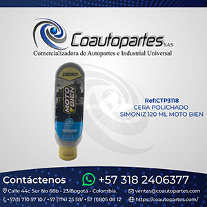 CERA POLICHADO SIMONIZ 120 ML MOTO BIEN