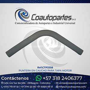 PUNTERA EN CAUCHO PARA TAPA DE INSPECCION MOTOR