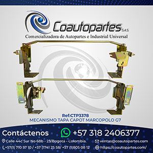 MECANISMO TAPA CAPOT MARCOPOLO G7 Y NEW G7