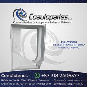 REVESTIMIENTO INTERNO TRASERO NEW G7