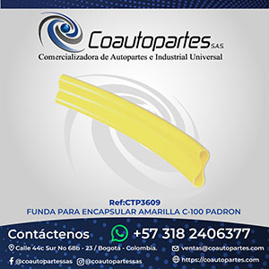 FUNDA PARA ENCAPSULAR AMARILLA C-100 PADRON