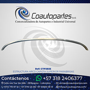 ESTRUCTURA ARCO CAPOTA SUPERIOR PARABRISAS