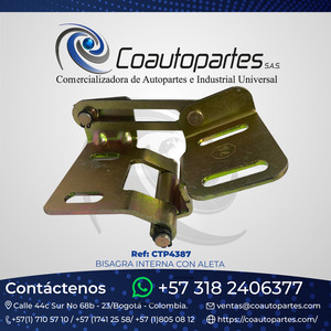 BISAGRA INTERNA CON ALETA