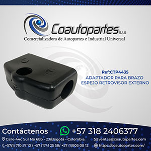 ADAPTADOR PARA BRAZO ESPEJO RETROVISOR EXTERNO
