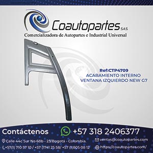 ACABAMIENTO INTERNO VENTANA IZQUIERDO NEW G7