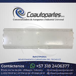 REVESTIMIENTO CURVATUAR DEL TECHO G7