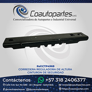 CORREDERA REGULADORA DE ALTURA CINTURON DE SEGURIDAD